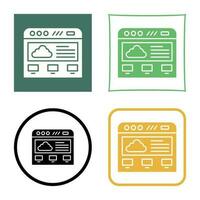 Cloud Computing Vector Icon