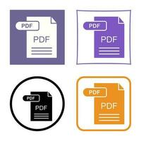 PDF Vector Icon