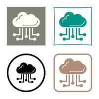 Cloud Computing Vector Icon