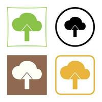 Upload to Cloud Vector Icon