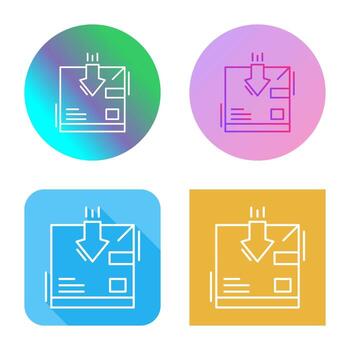 icono de vector de retorno