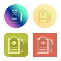 Medical Record Vector Icon