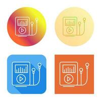 Music Player Vector Icon