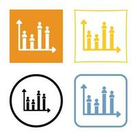 Candidate Graph Vector Icon