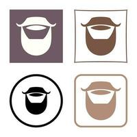 Beard and Moustache Vector Icon