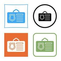 Id Card Vector Icon