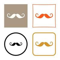 icono de vector de bigote