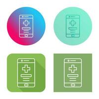 Medical App Vector Icon