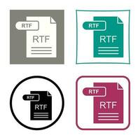 RTF Vector Icon