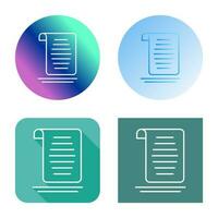 Document Vector Icon