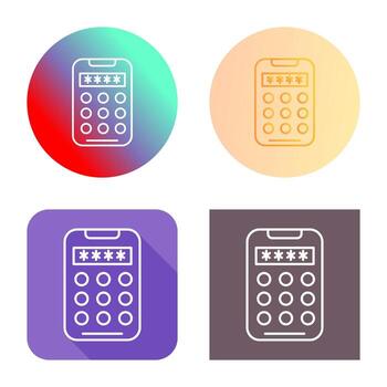 Pin Code Vector Icon
