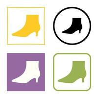 Boots with Heels Vector Icon