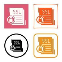 icono de vector de ssl