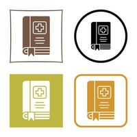 Medical Book Vector Icon