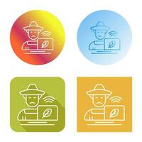 Farmer Vector Icon