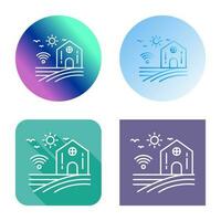 Smart Farm Vector Icon