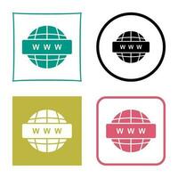 World Wide Web Vector Icon