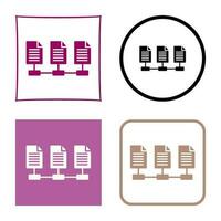 Network Files Vector Icon