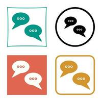 Conversation Bubbles Vector Icon