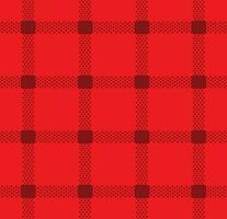 Seamless pattern with tiny dots in square grid. Dark red dot on light red background. vector