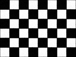 Checkered pattern. Chess squares repeatable texture. Seamless background. Black and white grunge illustration vector