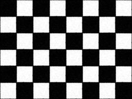 Checkered pattern. Chess squares repeatable texture. Seamless background. Black and white grunge illustration vector