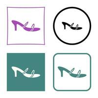 Stylish Sandals Vector Icon