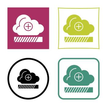 icono de vector de carga