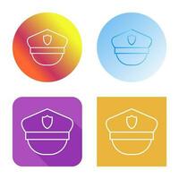 Police Hat Vector Icon