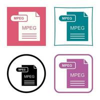 MPEG Vector Icon