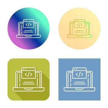 Coding Vector Icon