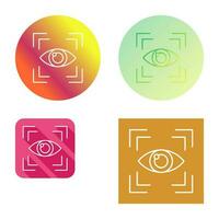 Eye Scan Vector Icon