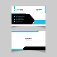 Corporate business card design templates vector