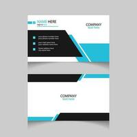 Corporate business card design templates vector