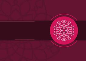 Elegant Background With Mandala And Abstract Shapes vector