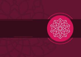 Elegant Background With Mandala And Abstract Shapes vector