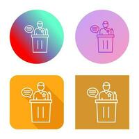 Debate Vector Icon