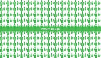 Leaves seamless pattern design set Pro Vector .