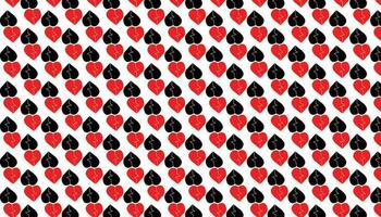 Heart shape pattern design set Pro Vector .