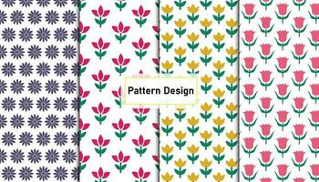 Print floral flower pattern design template . Pro Vector .