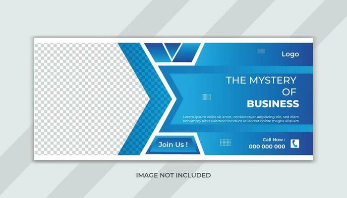 Creative Facebook cover design template Pro Vector .