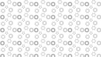 Stars seamless pattern design set Pro Vector .