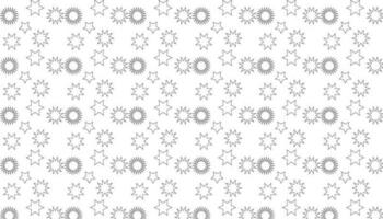 Stars seamless pattern design set Pro Vector .