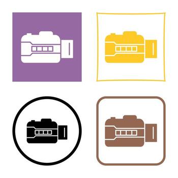 Unique Open Camera Vector Icon