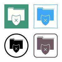 Vulnerable Folder Vector Icon