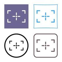 Unique Focus Vector Icon