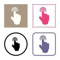 Danger of Hand Press Vector Icon