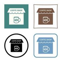 Coffee Shop Vector Icon