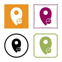 Location Statistics Vector Icon