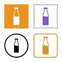 Milk Bottle Vector Icon